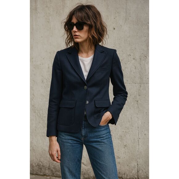 Rag & Bone New York Black Blazer Jacket  Women's Size 4 - Picture 1 of 11